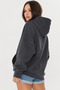 Women's Oversize Sweatshirt Hoodie Active & Refined 3D Printed Smoked – Hooded, 3 Strands, Kangaroo Pocket - 4