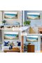 Coastal Landscape Wrap Framed Canvas Wall Art (60x120 cm) – Beach Daisy Bay Sailboat Scene - 4