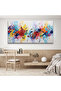 Wall Painting Musical Notes Abstract Art 60x120 cm Wrap Framed Wall Decor - 3
