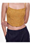 Jacquard Slim Fit Strappy Crop Corset Bustier - 3