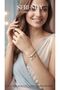 Silver Color Pearl Sea Figure Steel Plated Bracelet - 2