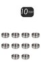 Etn-015 Ashtray Stainless Steel 10 Piece Ash Tray Quality Ashtray Set 1.2 Ml Thickness - 2