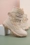 Girls' Winter Warm Snow Boots - Waterproof Outdoor Snow Boots