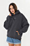 Women's Oversize Sweatshirt Hoodie Active & Refined 3D Printed Smoked – Hooded, 3 Strands, Kangaroo Pocket - 2