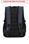 Khaki Water Resistant Padded Bat Back Structured School Daily Backpack with Laptop Compartment - 4