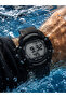 Chrono Waterproof Black Digital Men's Wristwatch with Stopwatch - 2