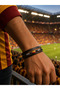 Bead Detailed Fan Leather Bracelet (21 cm) - 4