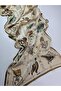 Luxury Voile Silk Shawl Scarf Horse Patterned Double Sided 70 X 180 cm - 2