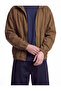 Cotton Long Sleeve Zippered Oversize Hooded Jean Jacket - 2