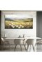 Yellow Tree Wrap framed (60x120 cm ) – Large Nature Landscape Painting for Home & Office - 3