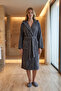 Export Surplus Stock Anthracite Bathrobe – High Grammage Premium Weave - 5
