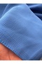 Kobe Crepe Blue, Special Design Shawl, 75 X 180 cm - 2