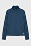 Parlament Zippered Mock Neck Basic Comfortable Form Women's Running Jacket - 97310 - 6