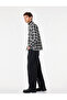 Regular Fit Pocketed Long Sleeve Classic Collar Plaid Lumberjack Shirt - 3