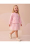 Girl's tulle dress with buckle detail