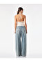 Backless Halter Neck Degaje Collar Sequined Blouse - 4