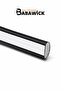 Adhesive Door Window Seal 4 Meters Polyethylene Coated Long Lasting Black Color - 4