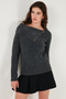 Premium Regular Fit Boat Neck Button Detailed Sweater Women's Sweater 680Kz002563 - 6
