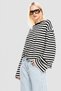 Long Sleeve Striped Sweatshirt G-9672 - 3