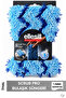 Imported Ultrafiber Dish Sponge Scrub Pro Blue Color Sponge 12X7X3 cm - 16g - 2