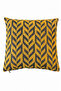 Zigzag Jacquard Woven Cushion Cover Yellow 43X43 - 5