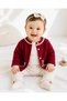 Knitwear Knitted Cardigan with Leg Detailing, Seasonal 3-Piece Premium Baby Girl Set - 4