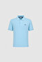 Men's Blue Regular Fit Polo Collar Basic T-Shirt 50326963-Vr036 - 7