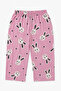 Patterned Combed Cotton Below Knee Large Size Maternity Women's Capri - 2