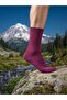 Women's Lycra Derby Wool Socks Fo 8004 Fuchsia 50% Recycled Wool, Ribbed Derby Knit, Warm Winter Socks with Stretchy Elastane - 2