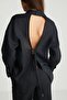 Black Linen Shirt - Back Detail