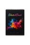 Wise Owl A5 Sketchbook 120 Gr 50 Sheets Spiral Bound Hard Cover Drawing and Pencil Sketch Notebook – Color Explosion