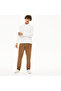 Men's Regular Fit Long Sleeve White Paris Polo - 4