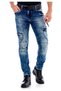 Cd478 Biker Style Slim Fit Men's Jeans - 4