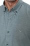 Slim Fit Long Sleeve Cotton Easy-To-Iron Men's Shirt with Gift Box Fs- 002225   - Green - 5