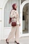 Lace-Up Front, Fold-Over Collar, Elasticated Sleeves, Lined Pants, Cupra Suit - Stone - 5