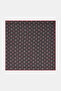 Logo Viscose Scarf Black-Red