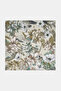 Mixed Floral Patterned Viscose Scarf Mold Green