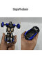 Blue One Click Automatic Collision Deformation Robot Boy Gift Dual Form Toy Car Father Son Interacti - 5