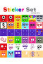 Mathematics Educational Unit Cube Snapcubes /0-20 Sticker 36 Pcs - 2