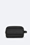 Men's Black Double Zipper Handbag B009753