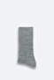 Men's Anthracite Corded Fabric Socks A52Y8504