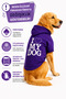 Large Breed Purple Love My Dog Dog Clothes Dog Sweati (11-45kg)