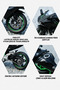 Black Kawasaki Ninja H2R Model Motorcycle with Stand, Fine Detail Decoration and Toy Motorcycle 12 cm - 4