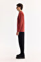 Men's Tile Crew Neck Cotton Bi-Stretch Printed Regular Fit Sweatshirt A52Y1260 - 3