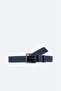 Men's Navy Blue 100% Leather Belt A42Y9305