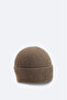 Men's Mink Wool Logo Ribbed Beret B 009200 - 2
