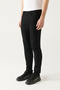 Men's Black 5-Pocket Stretch Canvas Slim Fit Trousers B003001 - 3