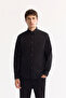 Men's Black Button down Collar Cotton Soft Touch Regular Fit Shirt B002036