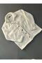 WHITE BUTTONED PLUSH WELLSOFT DOUBLE POCKET OVERSIZED CUT JACKET - 2