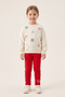 Girl's Suit Daisy Printed